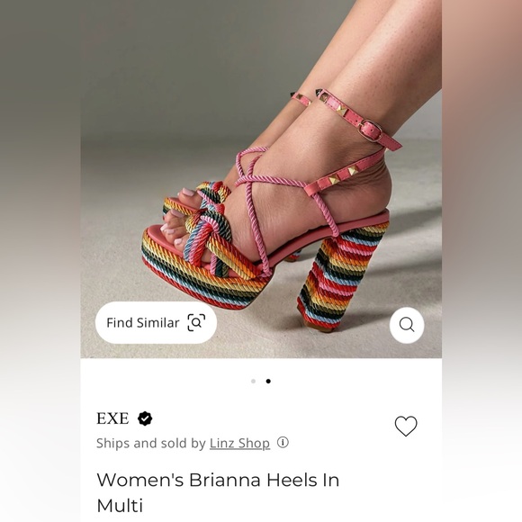 EXE    
Women's Brianna Heels In Multi Color new no box size 7 - Picture 2 of 9